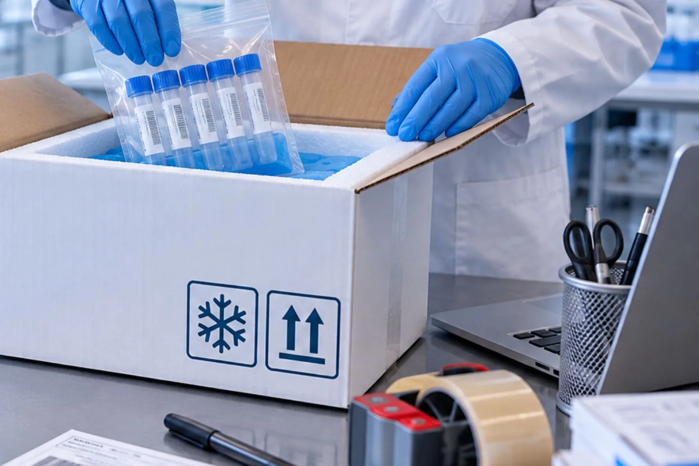 Sorgfältig verpackt