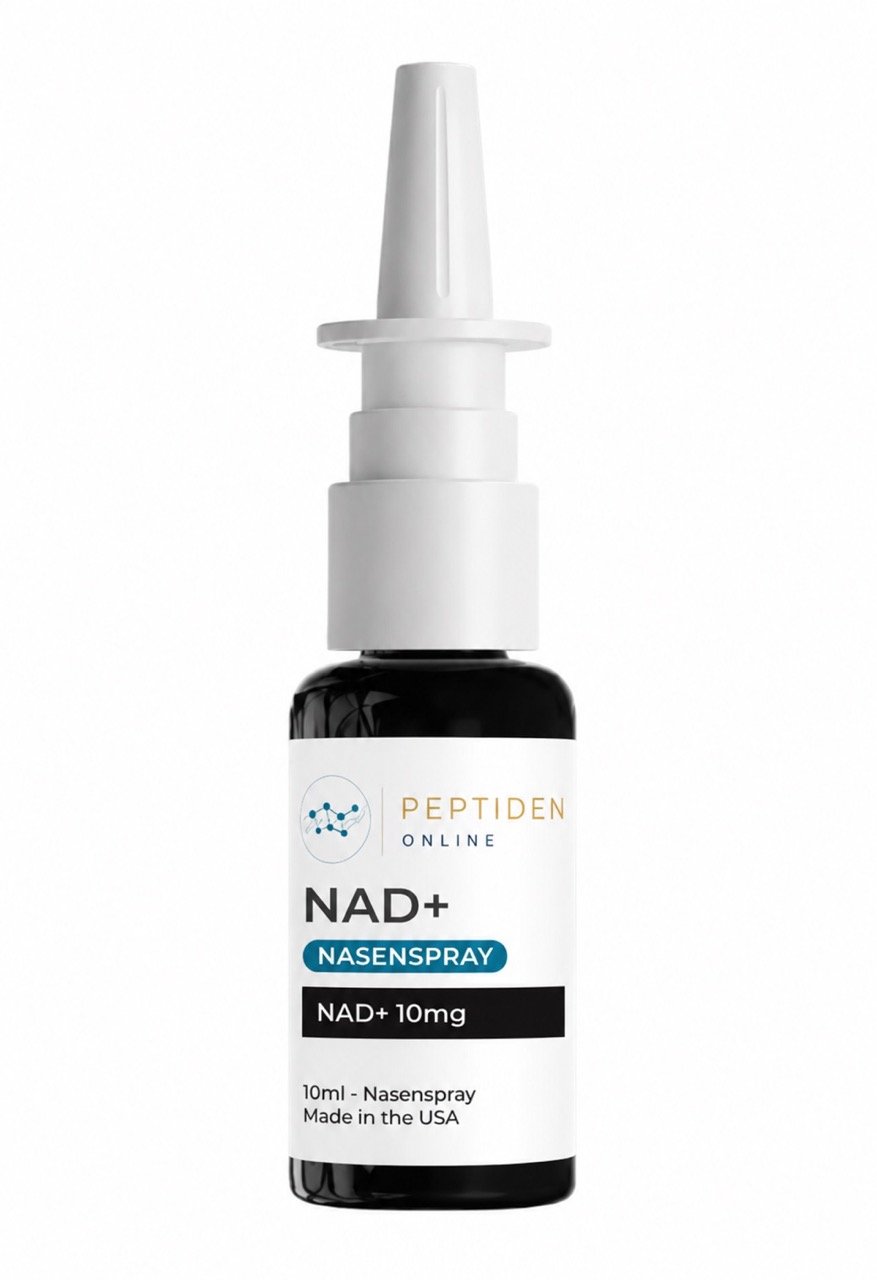 NAD+ Nasenspray 10 mg, Flasche mit Sprühpumpe, Peptid-Nasenspray von Peptiden Online